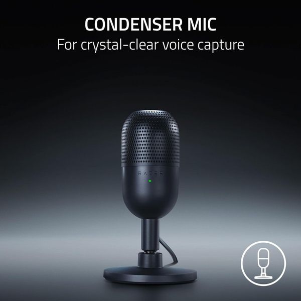 Razer Seiren V3 Mini Gaming Microphone - Black