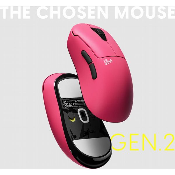 Pulsar Zywoo The Chosen Mouse Gen.2 Pink Medium Wireless Gaming Mouse