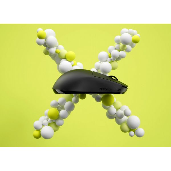 Pulsar X2H CrazyLight Medium Jet Black Wireless Gaming Mouse