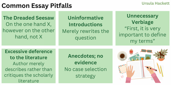 Ursula Essay Pitfalls