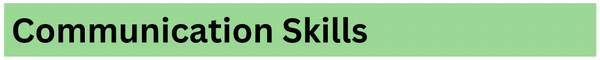 Communication Skills