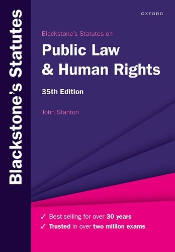 Blackstone's Statutes on Public Law & Human Rights (PDF eBook)