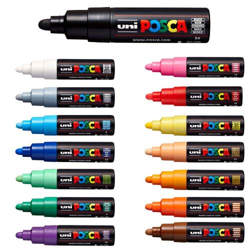 Uni: Posca Marker: PC-7M: Bullet Tip: 4.5 - 5.5mm